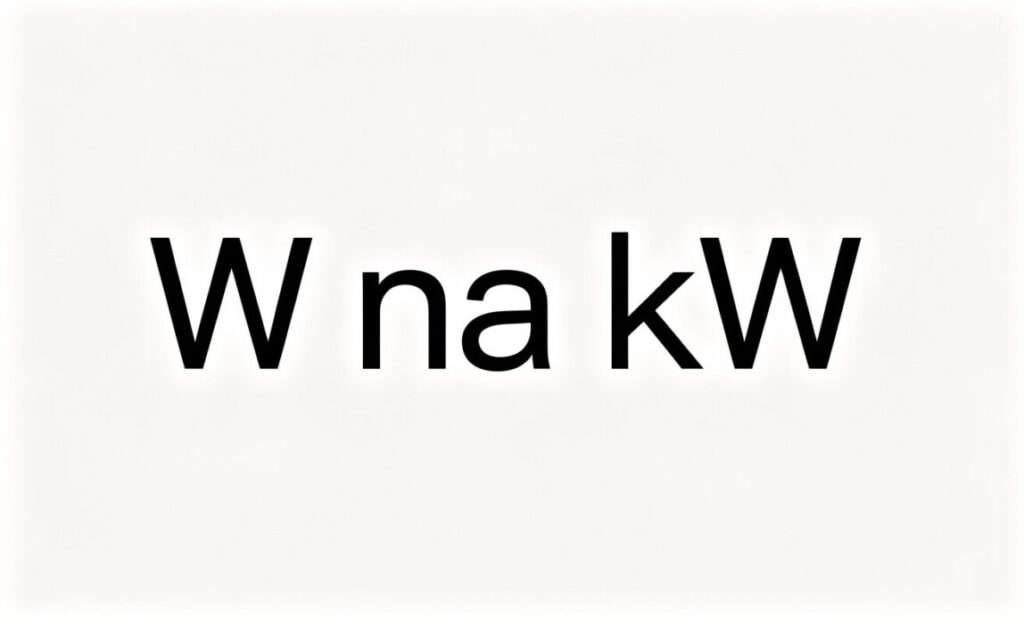 Kalkulator Wat na Kilowat