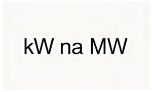 Kalkulator Kilowat na Megawat